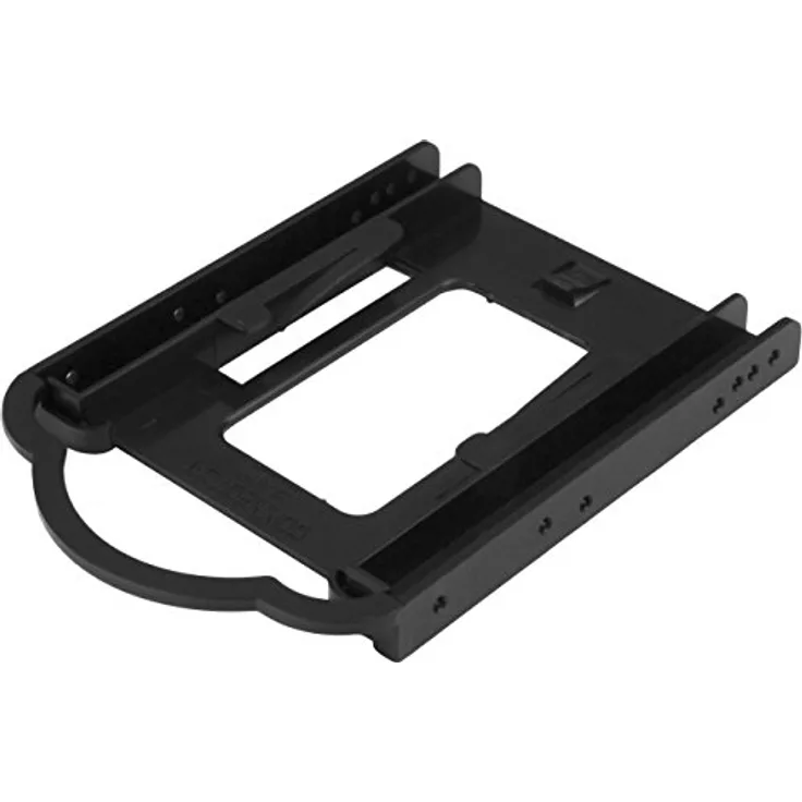 StarTech.com 2.5'' SSD/HDD Mounting Bracket for 3.5'' Drive Bay - Tool-less - Speichereinschubadapter - 8.9 cm to 6.4 cm ( 3.5'' auf 2.5'' ) - Schwarz (BRACKET125PT)