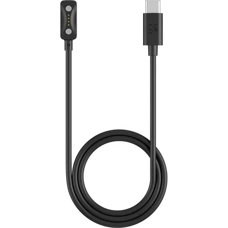 Polar Charge 2.0, USB C Ladekabel für Fitness Sportgeräte, magnetische Verbindung, schwarz
