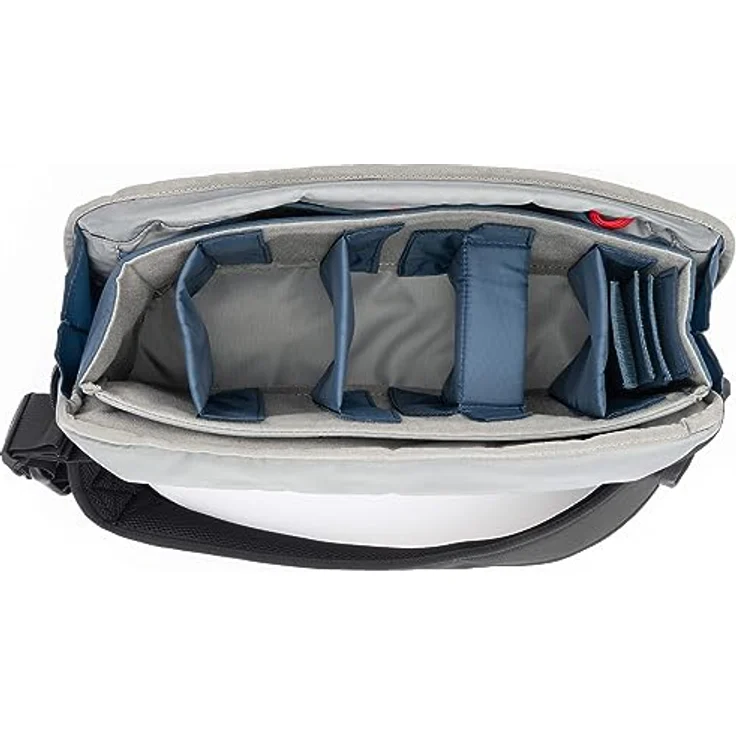 Think Tank PressPass Sling Bag für Kameras und Objektive, Schultertasche mit selbstschließenden YKK-RC-Sicherungsreißverschlüssen, schwarz – Bild 4