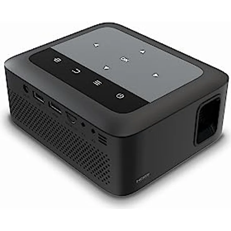 PHILIPS NeoPix 110 – True HD 720p Mini-Video-Projektor mit integrierter Dualband-WLAN-Bildschirmspiegelung, schwarz – Bild 2