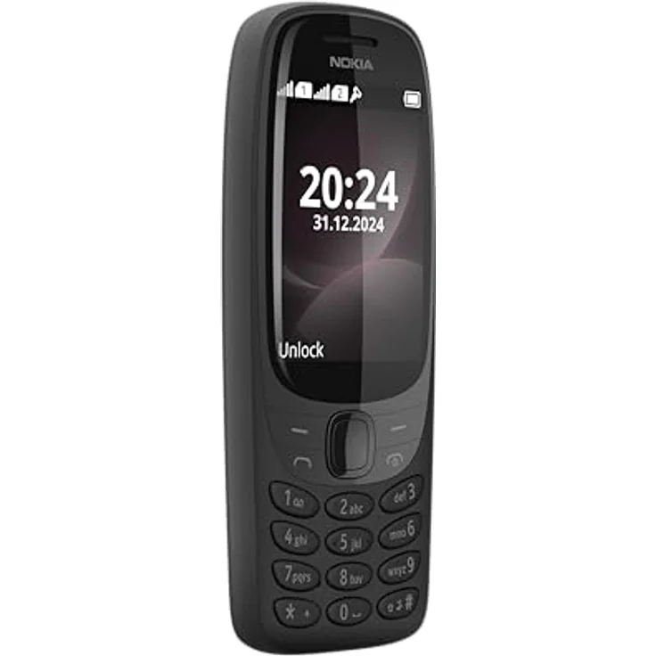 Nokia 6310 (2024) Dual-Sim Smartphone, robust, 1450-mAh-Akku, schwarz – Bild 5