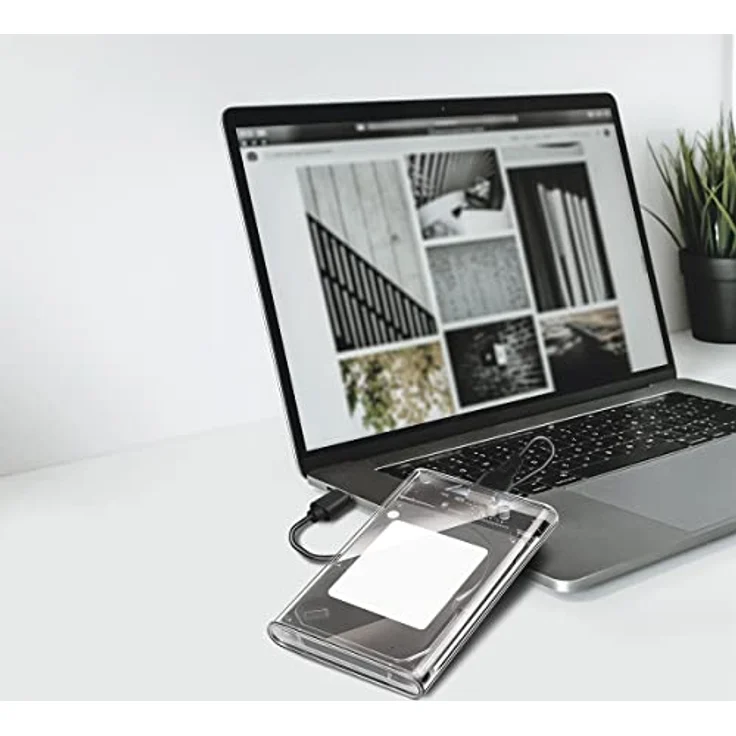 LogiLink USB 3.0 Festplattengehäuse für 2,5" HDD/SSD bis 16TB, Windows/MacOS/Chrome OS/Linux – Bild 3