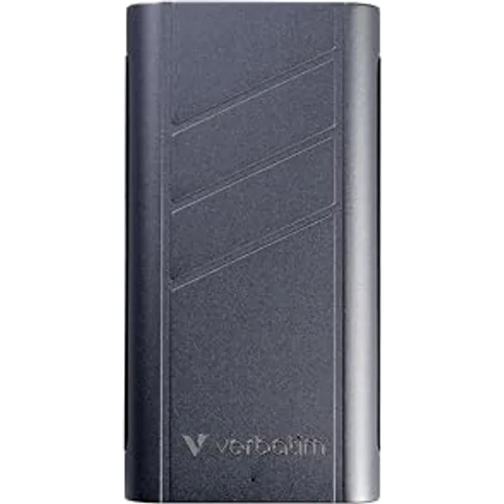 Verbatim TurboMetal Portable SSD, 1 TB, extrem schnell bis zu 3700 MB/s, USB4 40 Gbps, für Mac, PC, Smartphone & Spielekonsole