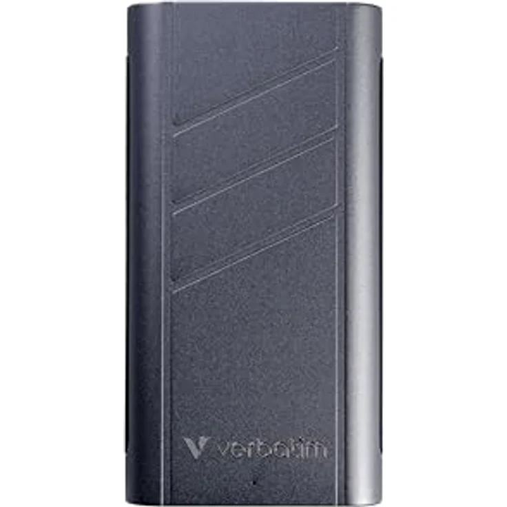 Verbatim TurboMetal Portable SSD, 1 TB, extrem schnell bis zu 3700 MB/s, USB4 40 Gbps, für Mac, PC, Smartphone & Spielekonsole – Bild 1