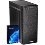 Greed Multimedia 7 - Schneller PC mit Intel Core i7, 16GB RAM, 240GB SSD + 1TB HDD, WLAN, Win11 Pro - Leiser Computer für Büro & Home Office, Silber