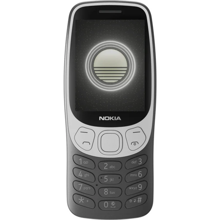 Nokia 3210 4G, Handy mit 2,0 MP Kamera, 128 MB Speicher, Grunge Black