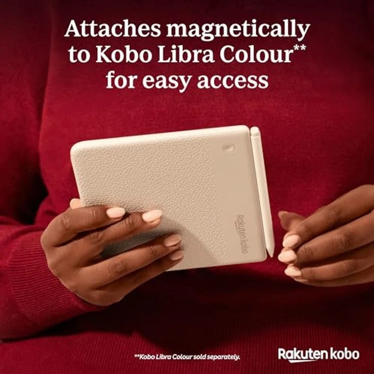 Kobo Stylus 2 | Weiß | Markieren, Notizen schreiben und Highlights machen | Wiederaufladbar über USB-C | Kompatibel mit 7 Zoll Libra Color eReader & Kobo Sage eReader – Bild 4