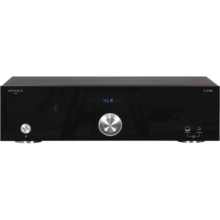Advance Paris X-P 700, Vorverstärker mit Dual Mono Aufbau, 24-Bit/192-kHz D/A-Wandler und Phono-Vorstufe für MM-Systeme