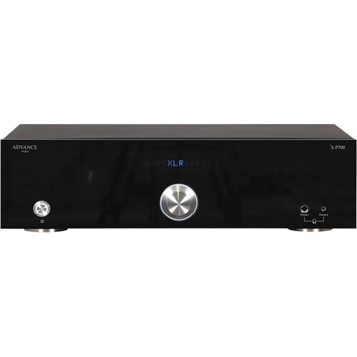 Advance Paris X-P 700, Vorverstärker mit Dual Mono Aufbau, 24-Bit/192-kHz D/A-Wandler und Phono-Vorstufe für MM-Systeme