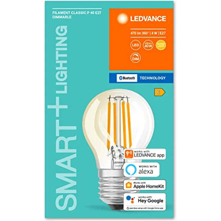 LEDVANCE SMART+ Bluetooth E27 LED Glühlampe 4W wie 40W warmweiß – Bild 4