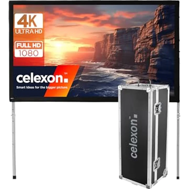 Celexon Faltrahmen Leinwand Mobil Expert 305 x 190 cm, Frontprojektion – Bild 2