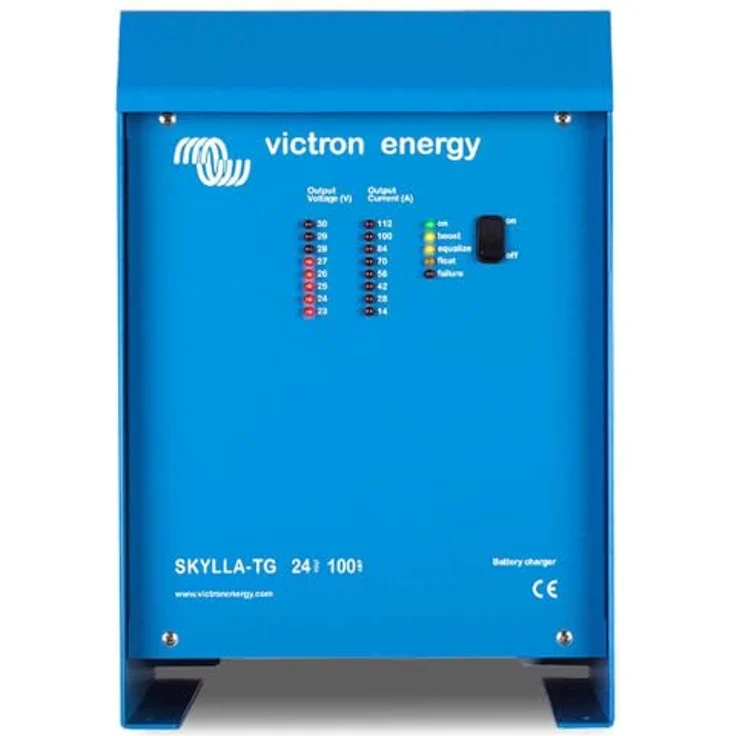 Victron Energy Bleiakku-Ladegerät Skylla-TG 24/50, Mikroprozessor-gesteuert mit 50A Ladestrom undTemperaturkompensation – Bild 2