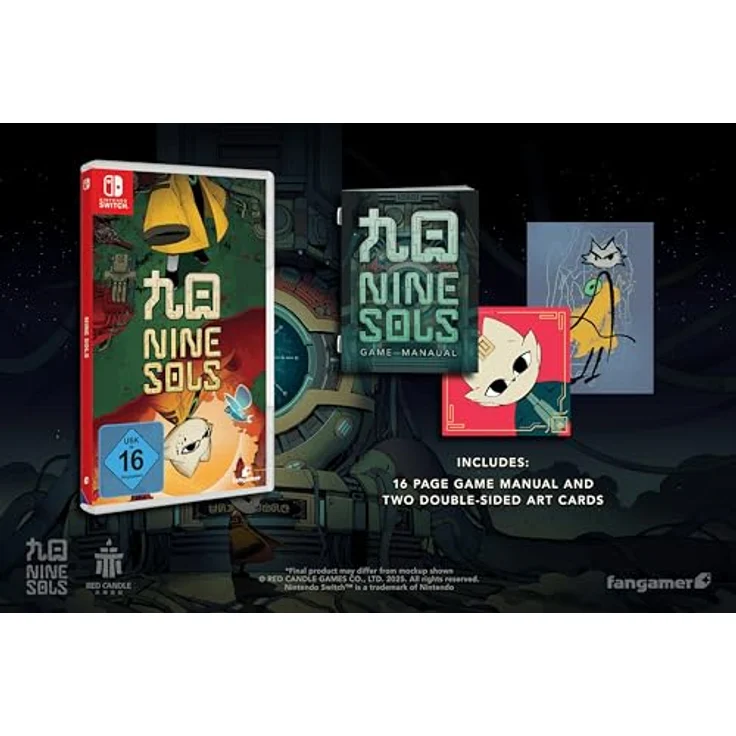 Fangamer Nine Sols - Switch, Nintendo Switch Spiel mit 16-seitigem Handbuch, Kampfsystem und handgezeichneter Animation – Bild 2