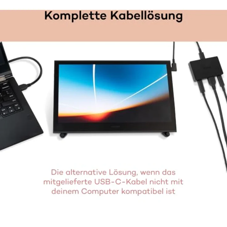 Wacom HDMI Converter Kit, Anschlusslösung für Wacom One 14 und Wacom Movink mit HDMI- und USB-Kabeln – Bild 9