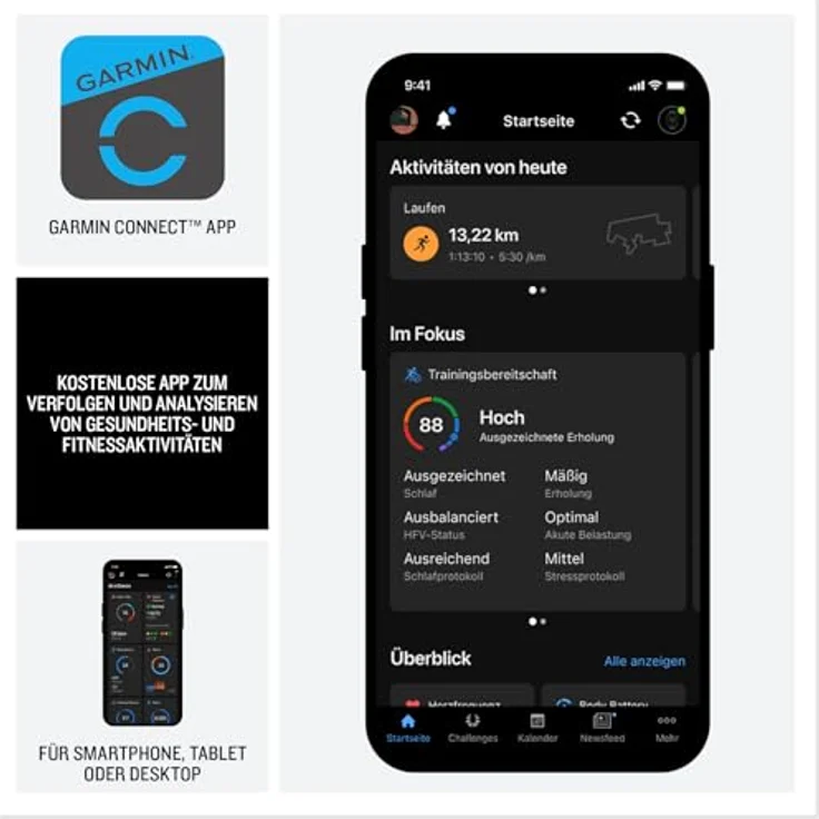 Garmin Venu X1 (51mm) - GPS-Smartwatch mit 2" AMOLED-Display, 8 Tage Akkulaufzeit, 100+ Sport-Apps, 24/7 Gesundheitsfunktionen, Telefonie und LED-Taschenlampe – Bild 5