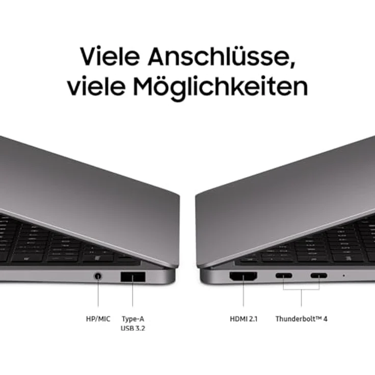 Samsung Galaxy Book 6 Pro, 16" Laptop mit Intel Core Ultra Prozessor, Dynamic AMOLED 2X Display, 3 Jahre Herstellergarantie, grau, exklusiv bei Amazon – Bild 3