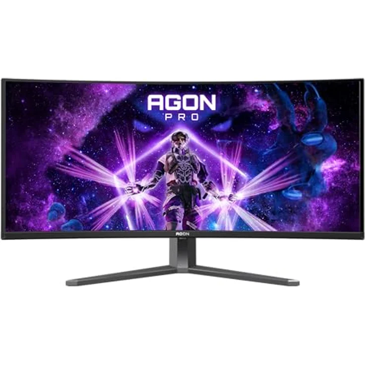 AOC Agon PRO AG346UCD - 34 Zoll OLED WQHD Curved Gaming Monitor, 175 Hz, 0.03 ms, FreeSync Premium Pro, G-Sync comp., HDR400, schwarz – Bild 2