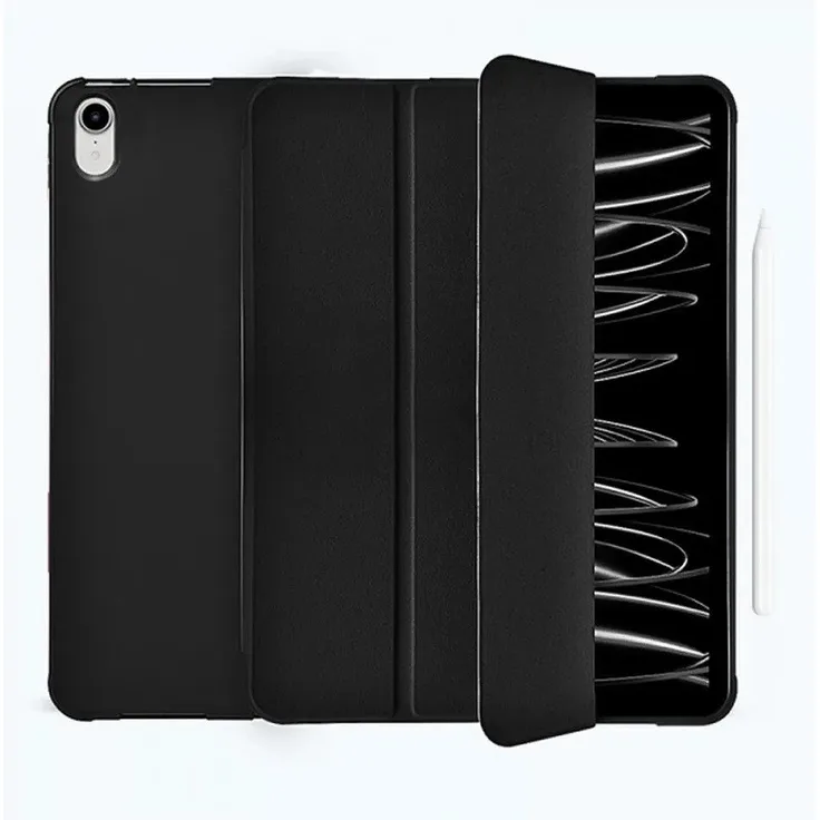 Wiwu Tablet-Hülle mit Bleistifthalter kompatibel mit iPad 10,9''/11'' schwarz, Stoßschutz, automatisches Aufwecken