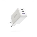 UGREEN Nexode USB C Ladegerät 65W 3-Port GaN PD Charger PPS - MacBook Pro/Air, iPhone 16 Pro Max, iPad Pro, Galaxy S24, S23, Steam Deck (Weiß)