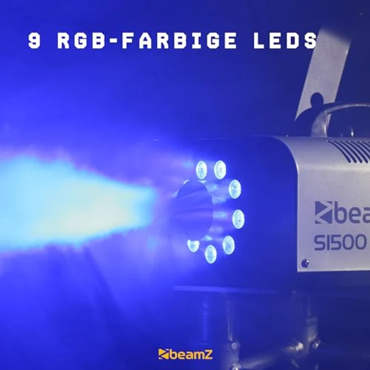 beamZ S1500LED Nebelmaschine 9x 3W RGB DMX – Bild 3