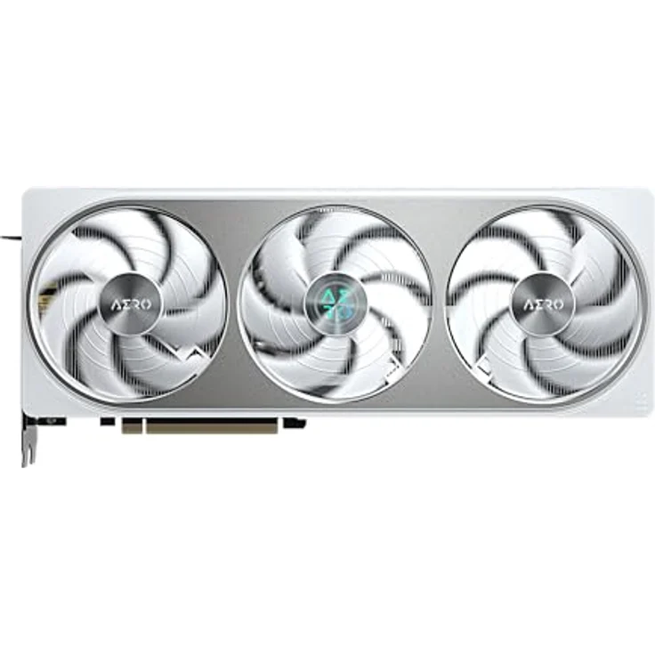 Gigabyte GeForce RTX 5070 AERO OC 12G Grafikkarte - 12GB GDDR7, 192 Bit, PCI-E 5.0, 2625 MHz Core Clock, RGB-Beleuchtung, Windforce Kühlsystem, 3 x DP 2.1a, 1 x HDMI 2.1b, NVIDIA DLSS 4, GV-N5070AERO OC-12GD – Bild 2