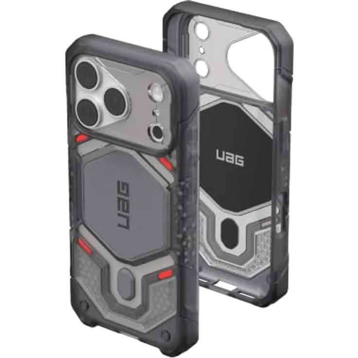 Urban Armor Gear Monarch Pro MagSafe Bumper für Apple iPhone 18 Pro, grau, 5-lagiger Schutz, stossfest und robust mit Karbonfasern – Bild 1