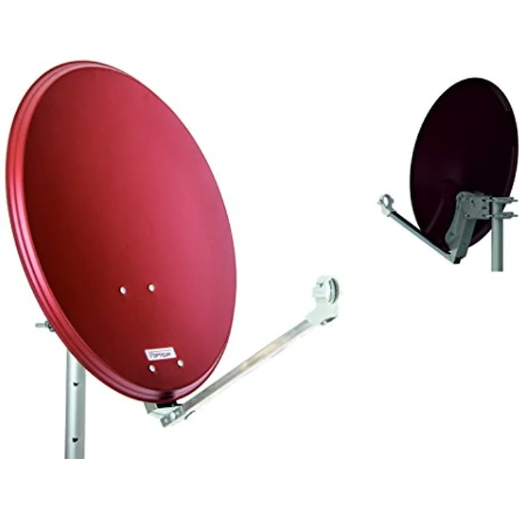 Opticum QA 60 Stahl Satellitenantenne (60 cm) ziegelrot – Bild 5