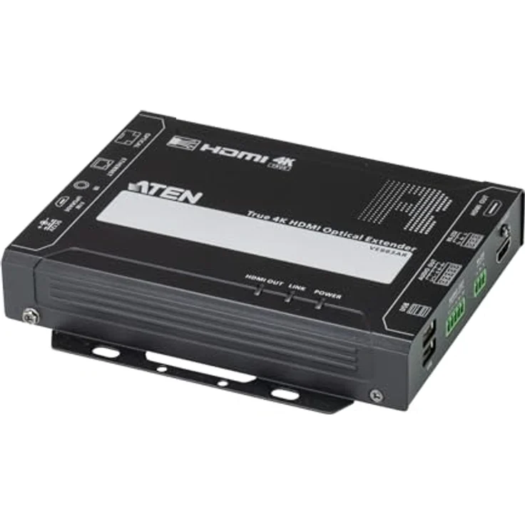 ATEN VE883RAK1 4K HDMI Optischer Extender nur Empfänger, verlustfreie Übertragung bis zu 300m – Bild 1