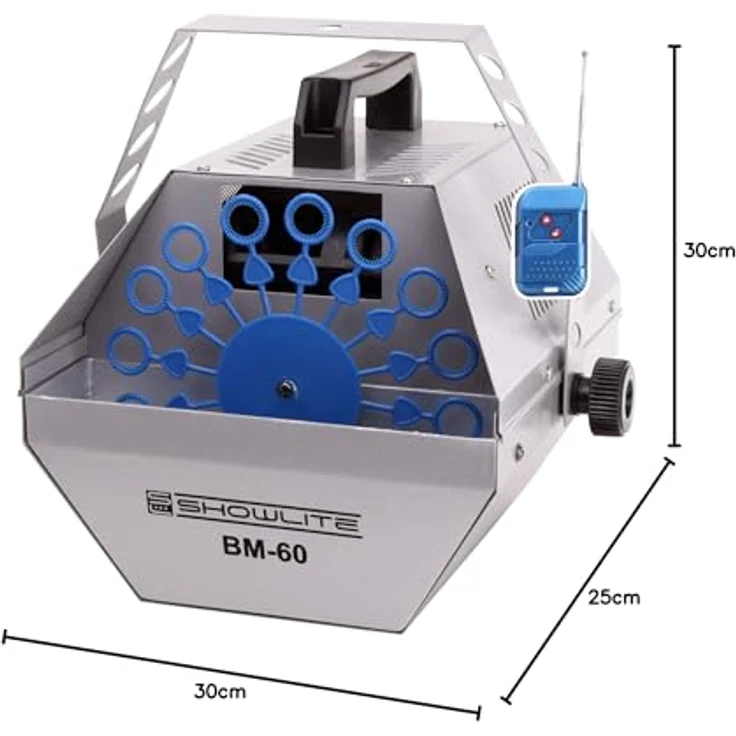 Showlite BM-60 Seifenblasenmaschine mit Fernbedienung – Bild 11