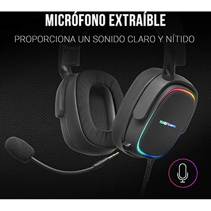 Mars Gaming Mhh, klemmhalterung für Headset, verstellbar und 360º drehbar, schwarz – Bild 5