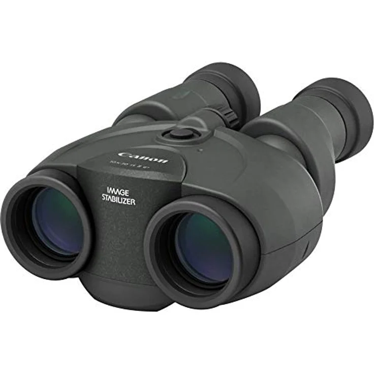 Canon 10x30 is II Fernglas (10 fache Vergrößerung, Feldstecher, Präzisionsoptik, Powered is Bildstabilisator, manuelle Fokussierung, Dioptrinkorrektur, Porroprisma II, Freihandeinsatz), schwarz – Bild 5