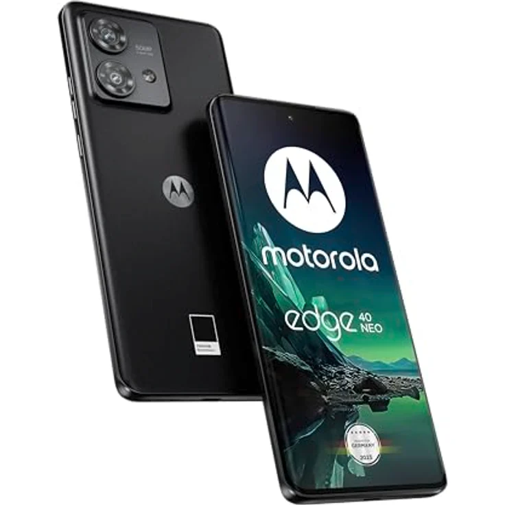 Motorola edge40 neo Smartphone (6,55"-FHD+-Display, 50-MP-Kamera, 12/256 GB, 5000 mAh, Android 13) Black Beauty – Bild 1