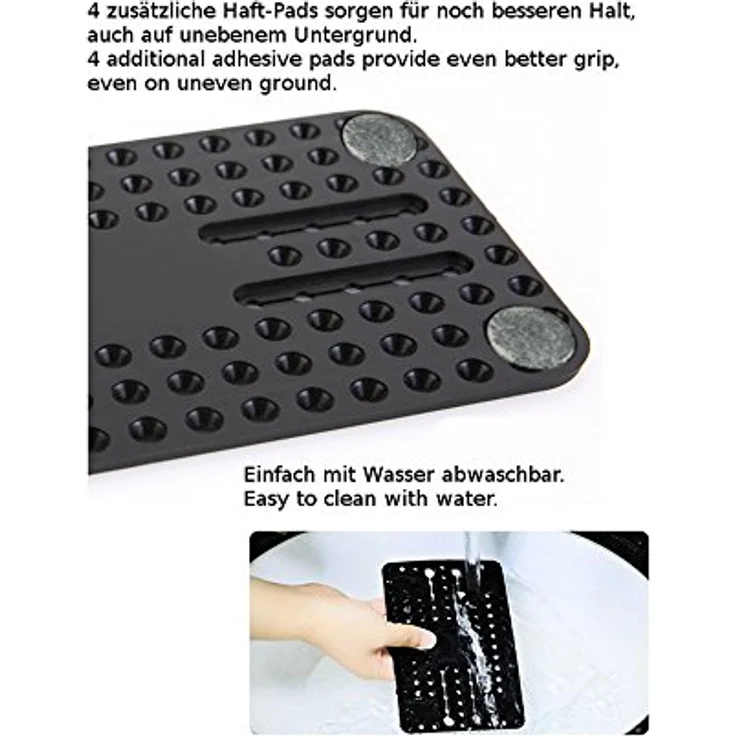 L&P A144 Universal Silikon Handyhalterung Antirutschmatte Auto Anti Rutsch Handy Matte Mehrzweck Haft Pad Haftpad Anti-Rutschmatte Handy Halterung Ständer für Smartphone wie iPhone 7 7 Plus 6s 6 5 4 Samsung Galaxy S7 S6 S5 S4 – Bild 6