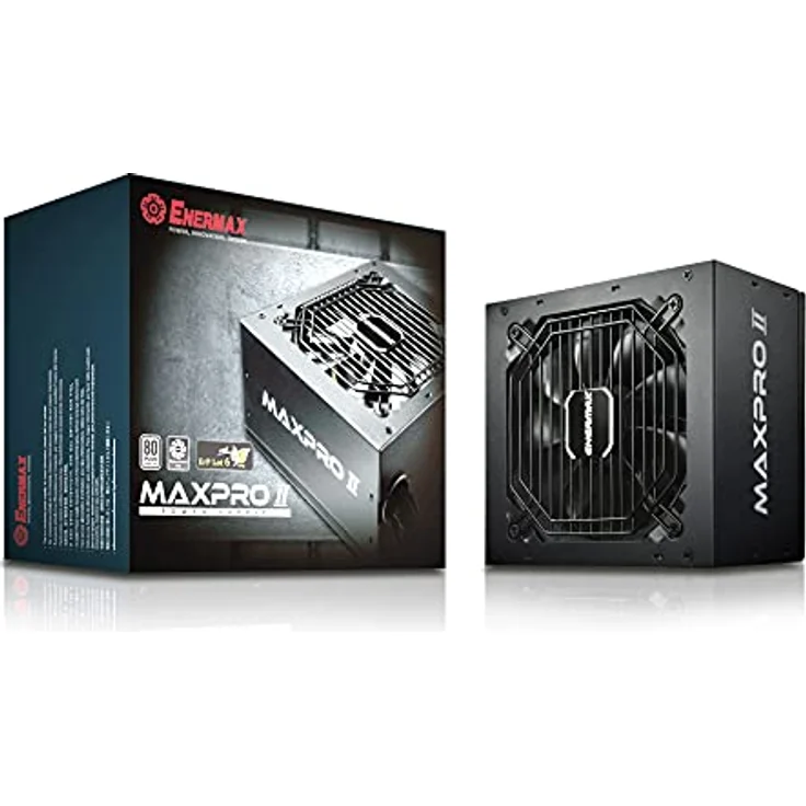 ENERMAX MAXPRO II ATX Gaming PC Netzteil 500W 80Plus 230V EU (Non Modular) schwarz mit 5fach Schutzschaltung, EMP500AGT-C – Bild 6