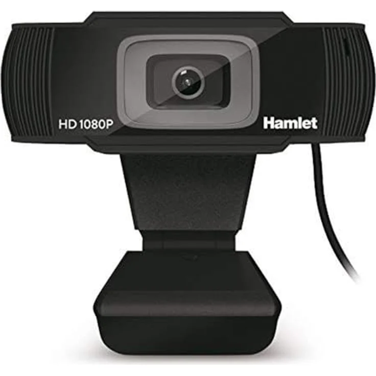 Hamlet HWCAM1080 Webcam 2 MP 1920 x 1080 Pixel USB 2.0 Schwarz – Bild 1