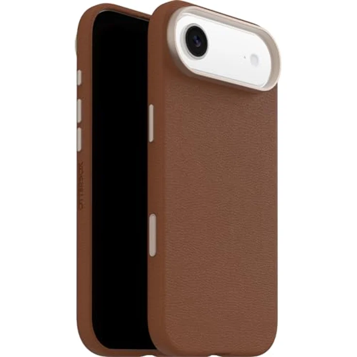 OtterBox Symmetry Series Cactus Leather MagSafe Hülle für iPhone Air, stoßfest und sturzsicher, braun, 3X militärisch geprüft – Bild 1