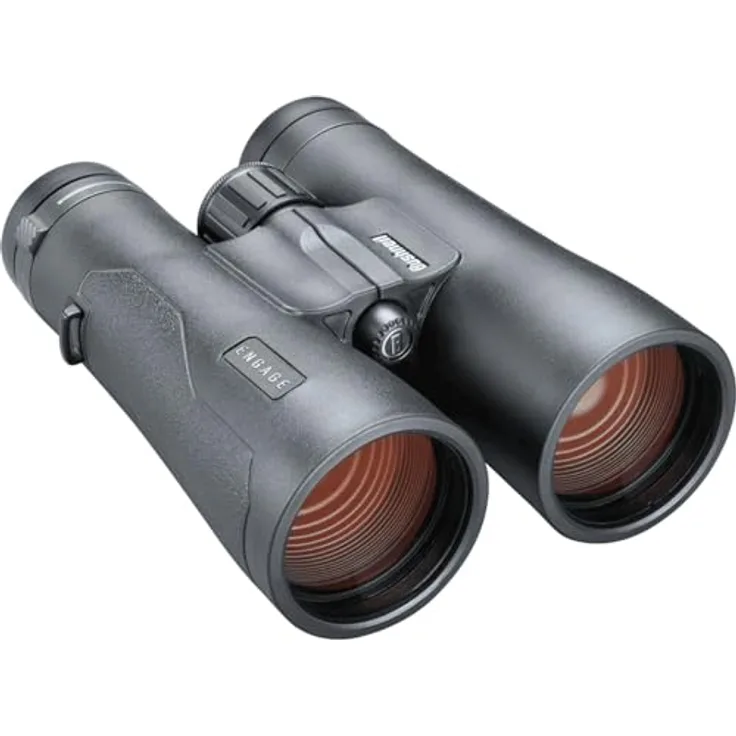 Bushnell Engage 12x50mm Fernglas, hochwertige optische Leistung mit ED-Prime-Glas und wasserdichter Konstruktion, schwarz