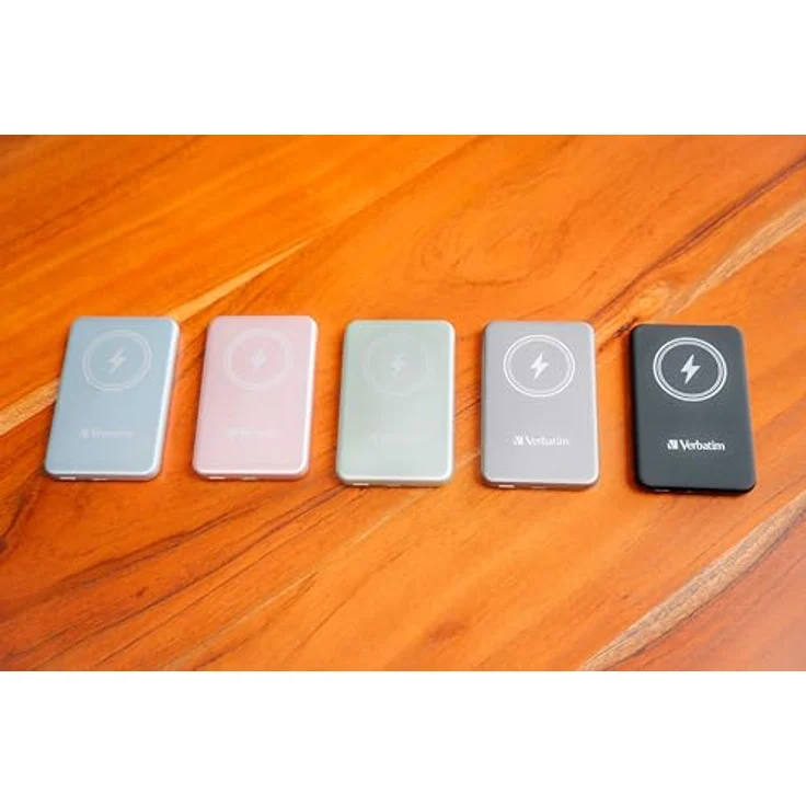 Verbatim Charge 'n' Go Magnetic Wireless Powerbank 10.000mAh pink (10000 mAh), Powerbank, Pink – Bild 5