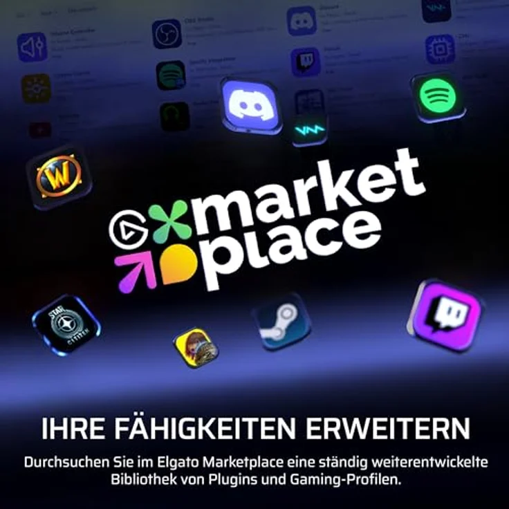 Corsair Galleon 100 SD RGB Mechanische Gaming-Tastatur – QWERTZ Deutsch, Stream Deck-Integration, MLX Pulse-Tastenschalter, 8.000Hz Hyper-Polling – Bild 5