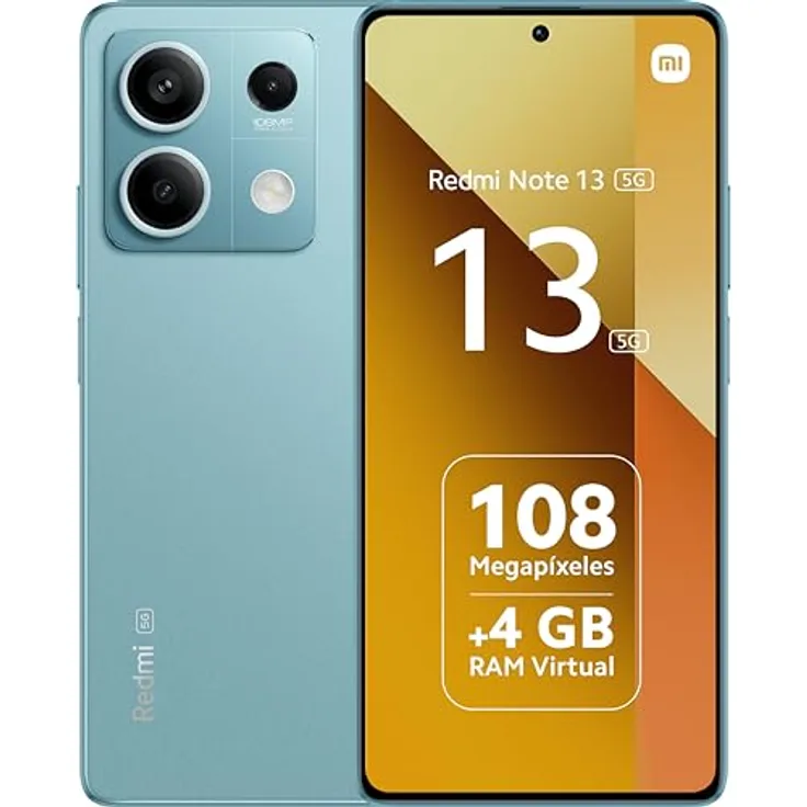 Xiaomi Redmi Note 13 5G, 6GB RAM, 128 GB Speicher, Ocean-teal