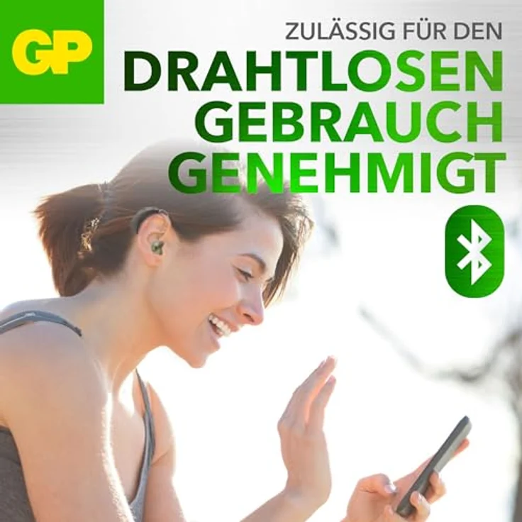 GP Batteries ZA10, 6er Pack Zink-Luft Knopfzellen für Hörgeräte, 1,45 V, Gelb – Bild 7