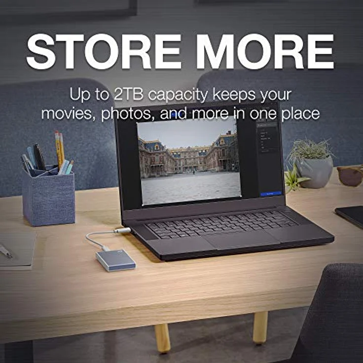 SEAGATE One Touch SSD 1TB USB-C Blue – Bild 3