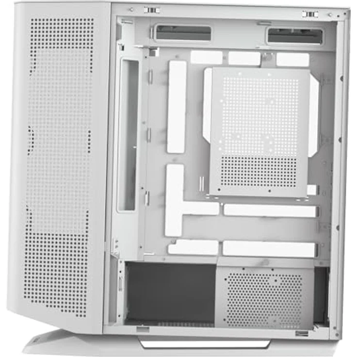 COUGAR FV270 Midi-Tower PC-Gehäuse, gehärtetes Glas, RGB-Beleuchtung, Weiß, für E-ATX-Motherboards – Bild 6