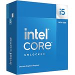 Intel Core i5-14600KF 6C+8c/20T 3.50-5.30GHz Boxed CPU - DDR4/DDR5 Plattformunterstützung