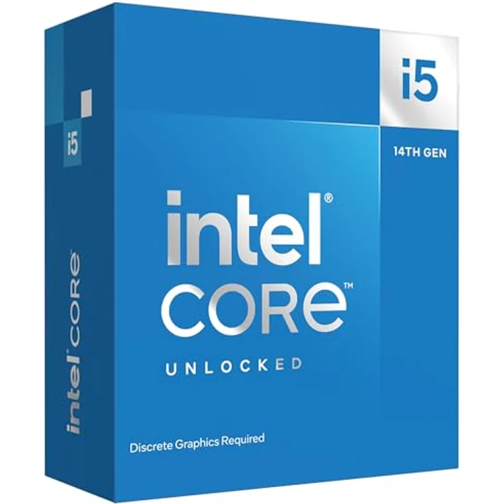 Intel Core i5-14600KF 6C+8c/20T 3.50-5.30GHz Boxed CPU - DDR4/DDR5 Plattformunterstützung – Bild 1