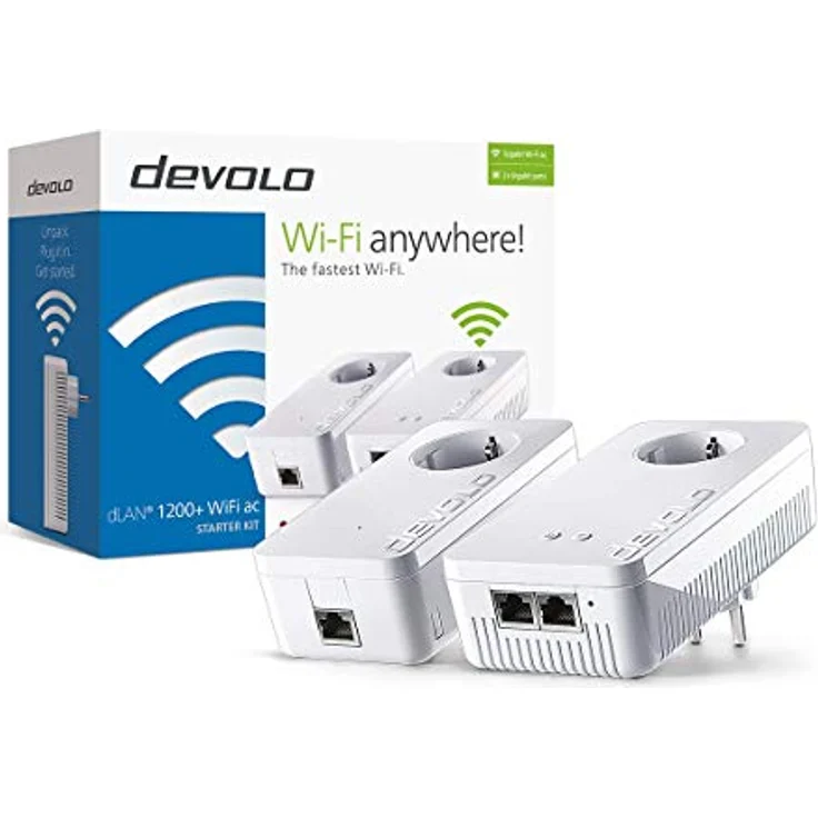 Devolo 9396 Powerline dLAN 1200 mit WiFi AC Starter Kit – Bild 6