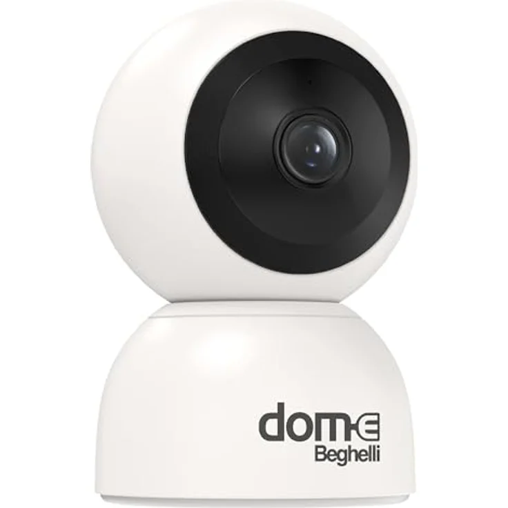 Beghelli 60028, IP-Sicherheitskamera für Innen, kabellos, 102° Blickwinkel, Weiß, kompatibel mit Amazon Alexa – Bild 1