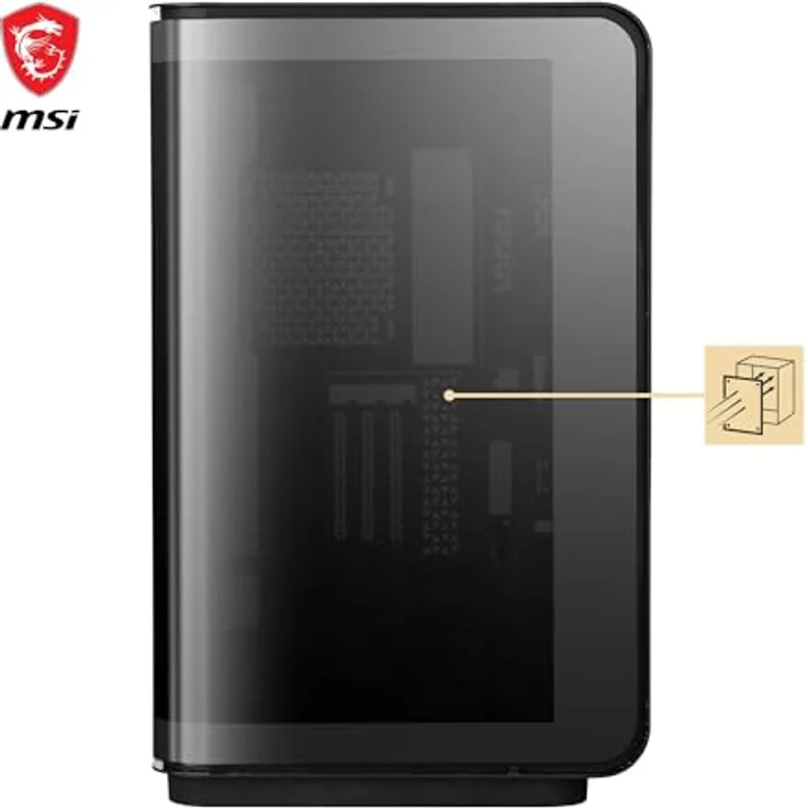 MSI MEG MAESTRO 700L PZ, Midi-Tower PC-Gehäuse mit außergewöhnlichem Design, Schwarz – Bild 2