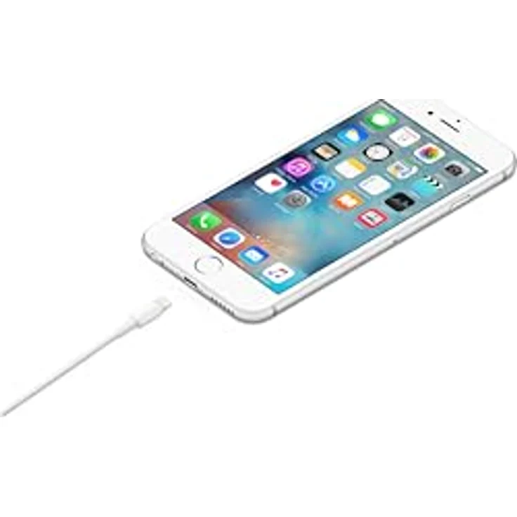 APPLE Lightning auf USB Kabel, 1 m, Weiß, hochwertiges Lade- und Datenkabel für Apple-Geräte – Bild 2
