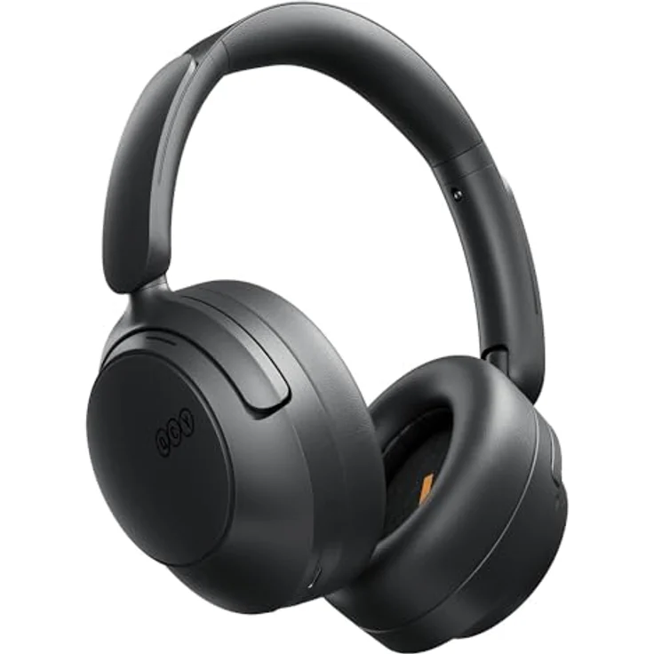 QCY H3S Over Ear Bluetooth Kopfhörer, Hybrid Aktive Noise Cancelling, Hi-Res Audio, 86 Stunden Akkulaufzeit, Bluetooth 6.0, Dual Verbindung, Schwarz – Bild 1